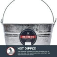 thumbnail image 6 of Behrens (#C17) Hot-Dipped Galvanized Steel Utility Pail 4.25 gal - Silver, 6 of 10