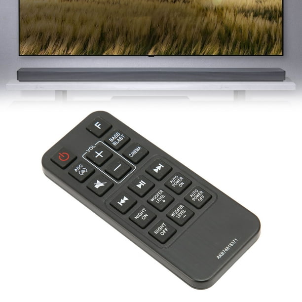 Soundbar Remote, Replacement Battery Powered Comfortable Grip Wear Bar