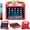 Red, variant on SUPNICE Kids Case for iPad Mini 1/2/3/4/5 7.9-inch, Light Weight Shockproof Handle Kickstand Cover for iPad Mini 5th/4th/3rd/2nd/1st Generation, Turquoise