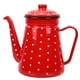 thumbnail image 1 of Cafetera esmaltada olla estrecha boca agua hervidor de agua hervidor de té del hogar, 1 of 5