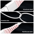 thumbnail image 6 of Dutevolns USB C Cable, 4 Pack(1.6/3.3/4.9/6.6ft) Type C Charging Cords, Nylon Braided 3A USB A to C Fast Charging Cable Compatible with IPhone 16/15, Samsung Galaxy, Pink, 6 of 11