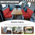 thumbnail image 3 of Yuyamidu Candy Canes RV Dinette Cushion Covers Christmas Camper Couch Covers for Sofa Replacement Camper Cushion Covers Booth Seats Red RV Decor Accessories, 3 of 7