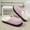Pink, variant on UTTOASFAY Soft Indoor Slippers for Women Casual Winter Fleece-Lined Warm Home Slippers Couple's Indoor And Outdoor Solid Color Round Toe Closed Heel Flat Shoes Time and Tr