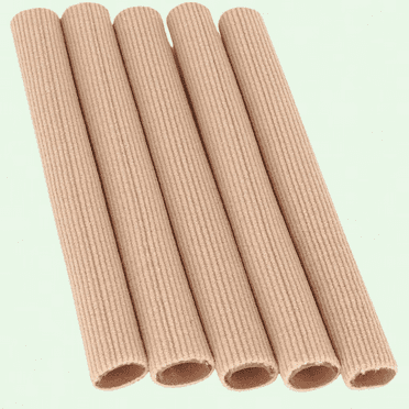 Dr. Foot's Toe Tubes, 5-Pack, Small 1/2'' Diameter, Toe Protectors for Corns, Calluses, Blisters and Hammertoes