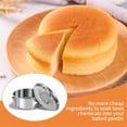 thumbnail image 4 of Molde para Flan de Acero Inoxidable para Hornear, 1,5 Qt, Molde para Flan con Tapa, Molde Portátil para Hornear Pasteles Redondos con Rejilla para Vapor, 4 of 5