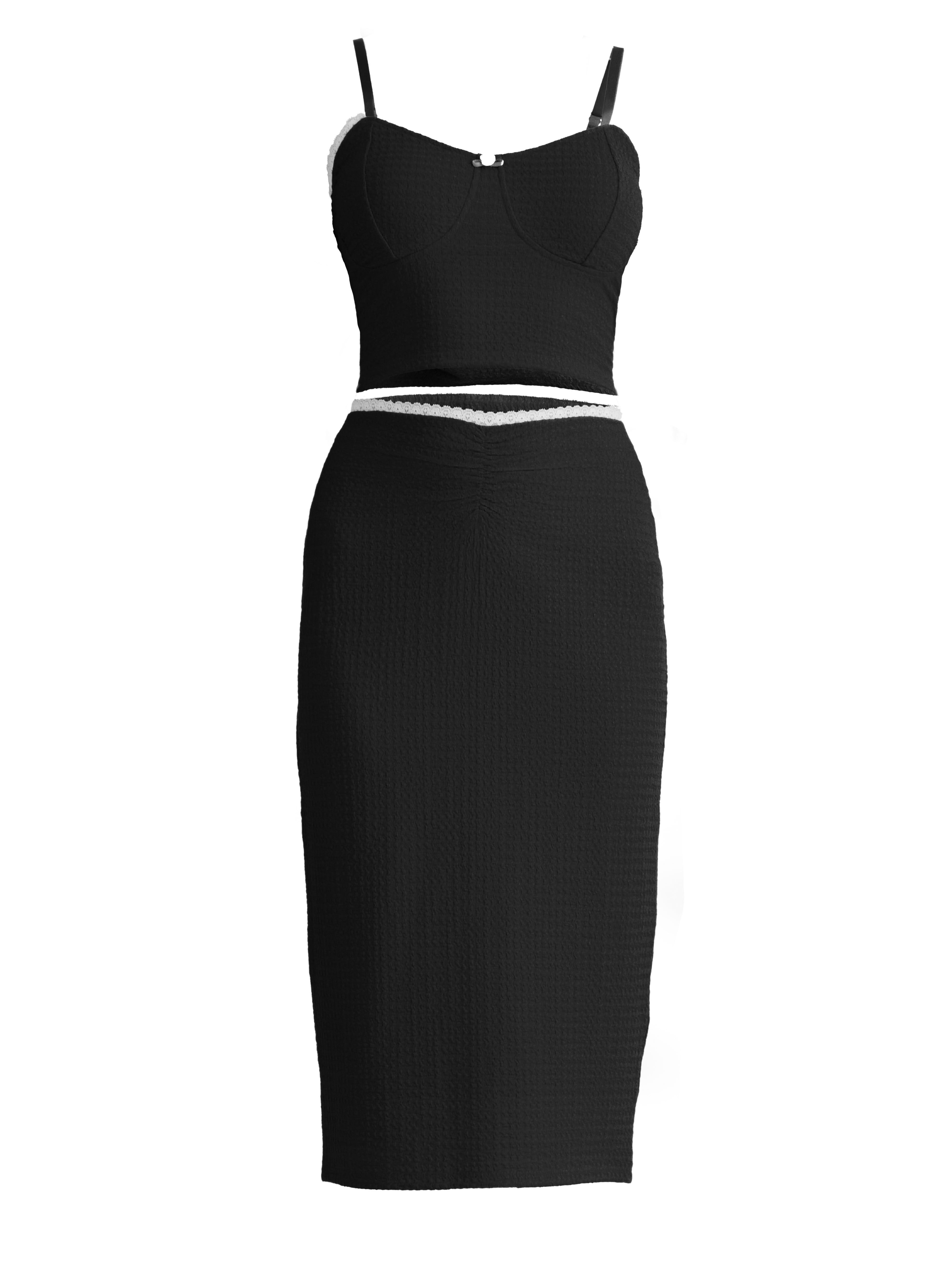 Madden NYC Women's Textured Top and Midi Skirt Set, Sizes XXS-XXL