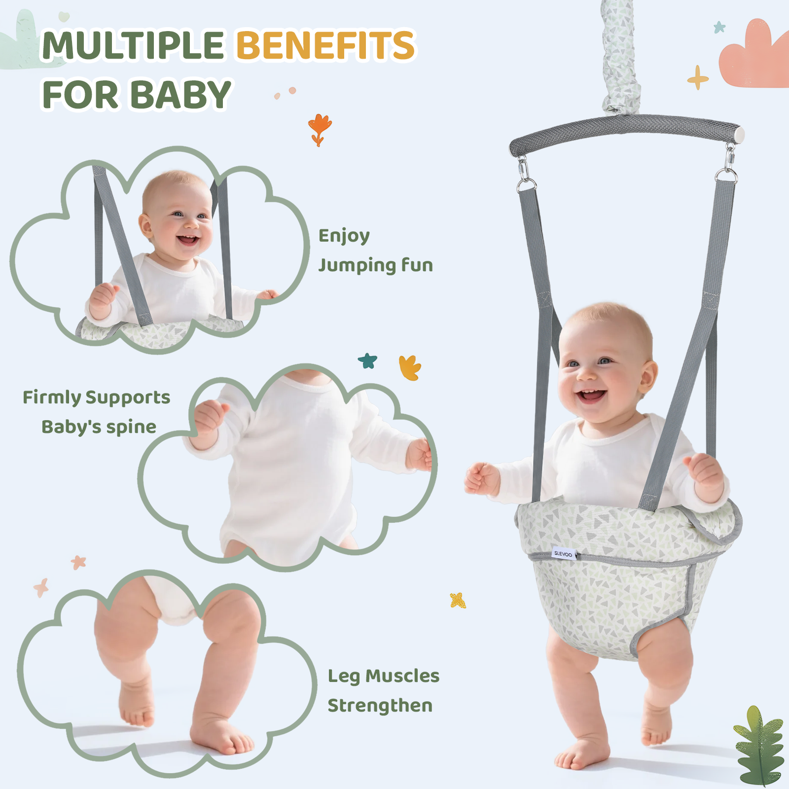 Slevoo Baby Doorway Jumper, 6-12 Months photo 4