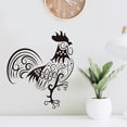 thumbnail image 2 of Adhesivos de pared Creative Rooster, PVC blanco y negro, 25 x 29 cm, 2 of 4