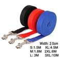 thumbnail image 2 of Correas de nailon para adiestramiento de perros, suministros para mascotas, collar de arnés para caminar, cuerda líder para perros y gatos, 1,5 M, 1,8 M, 3M, 4,5 M, 6M, 10M Tan Jianjun unisex, 2 of 2