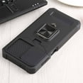 thumbnail image 4 of for Samsung Galaxy A13 5G (Not 4G) Sliding Window Case with Card Holders, Cover with Slide Camera Protection Built-in Magnetic Kickstand Case for Samsung Galaxy A13 5G TC Black, 4 of 12