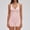 H Back-Pink, variant on PISONIC Women 2 Piece Workout Sets High Waisted Tummy Control Biker Shorts Halter Padded Tank Tops