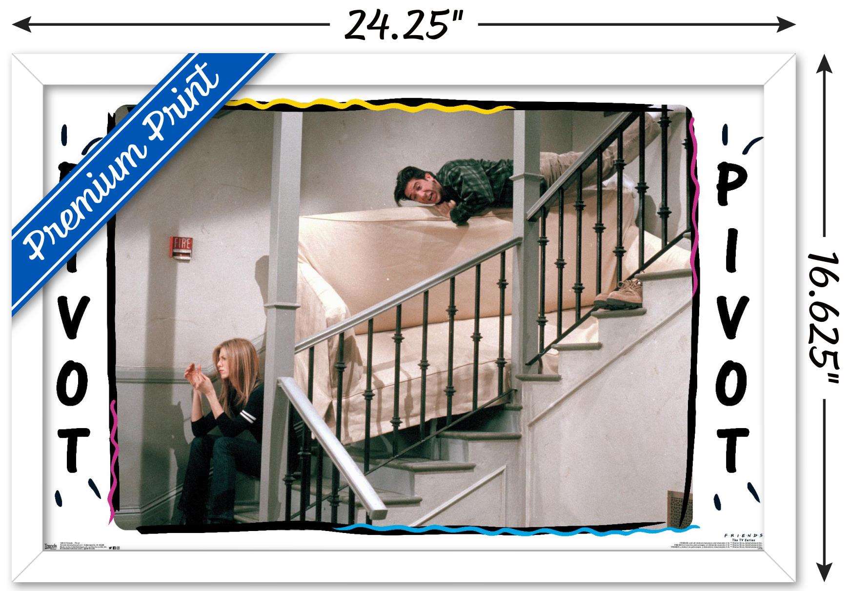 Friends - Pivot Wall Poster, 14.725" x 22.375", Framed