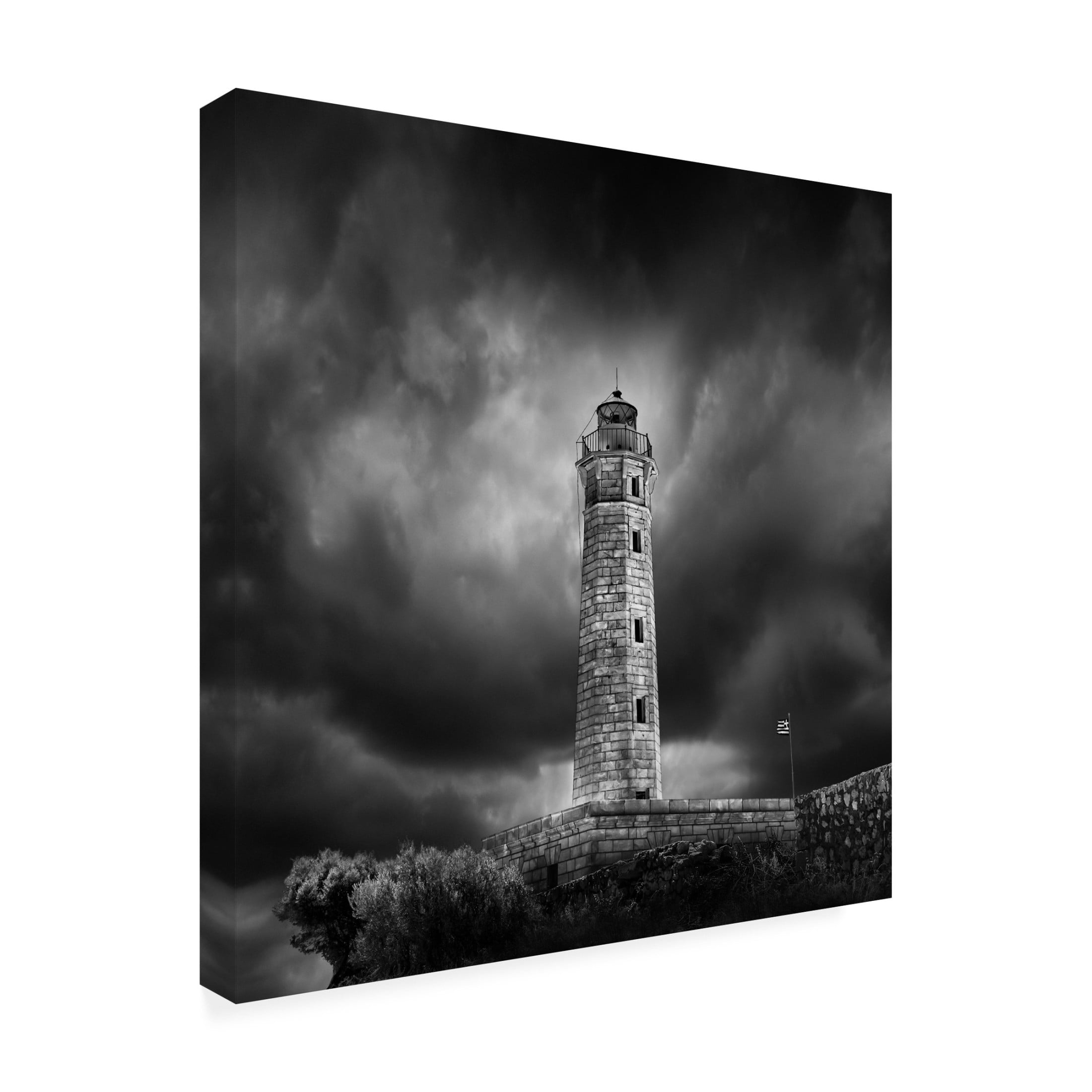 Canvas Wall Art - George Digalakis 'Stormbringer' Wall Art for Living Room, Bedroom, or Office Décor by Trademark Fine Art - 18 x 18 Inches