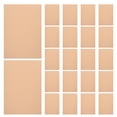 thumbnail image 1 of 100Sheet Blank Printable Labels For Printers Scrapbooking And Craft Projects A4 Size Brown Kraft Paper Sheets For Address And Mailing Labels, 1 of 8