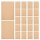 thumbnail image 1 of 100 hojas de etiquetas imprimibles en blanco para impresoras, álbumes de recortes y proyectos de manualidades, hojas de papel Kraft marrón de tamaño A4 para etiquetas de direcciones y correo, 1 of 5