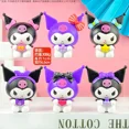 thumbnail image 4 of Nuevas figuras de acción de la serie Cinnamoroll de Sanrio Cake Party, decoraciones para regalo de cumpleaños, juguetes de dibujos animados de anime encantadores de 4-7 cm, 4 of 5