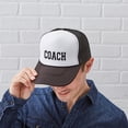 thumbnail image 5 of CafePress - Coach - Adjustable Unisex Printed Trucker Hat with Mesh Back, 5 of 8