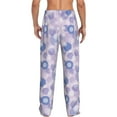 thumbnail image 2 of Bixox Men's Winter With Snowflakes Patterned Pajama Pants with Pockets Lounge Clothes for Home, 2 of 5