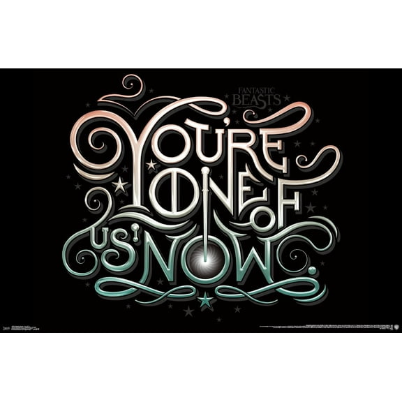 Fantastic Beasts And Where To Find Them - One Of Us Wall Poster, 22.375" x 34"