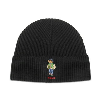 Polo Ralph Lauren Unisex Lambswool Skullie Cap Beanie Hat Wool