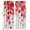 Red, variant on Red Gradient Blackout Curtains for Bedroom/Living Room, Pinch Pleated Black Out Curtains, Abstract Polka Dots Vintage Modern Art Room Darkening Window Drapes with Hooks 2 Panels, 39"x70"