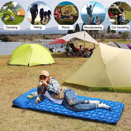 Kcasa Inflatable Camping Sleeping Pad Ultralight Sleeping Mat
