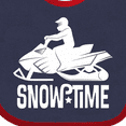 thumbnail image 4 of Inktastic Snowmobile Rider Snowmobiling Boys Baby Bib, 4 of 4