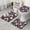 Halloween Ghost &, variant on Halloween Festive Text Pattern Bathroom Rugs Sets 3 Piece,Toilet Cover Set,Absorbent Non Slip Bathroom Mats Sets with U-Shaped Contour Rug Toilet Rug Set