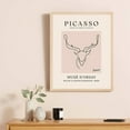 thumbnail image 3 of AatoeaX Picasso Deer Poster Abstract Animals Head Picture Pablo Picasso Line Drawing Prints Minimalist Wall Art Decor Ready to Hang for Bedroom Bathroom Living Room Home Decoration Gifts, 3 of 4