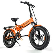 ENGWE 20 Inch 750W Folding Electric Snow Bicycle Power Assist Moped E Bike 12.8AH 60-80km for Commuting Traveling