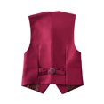 thumbnail image 5 of ETHAN Boys Burgundy Suit for Boys 3 Pieces Boys Blazer Formal Suit Set for Wedding Boy Suit 12Y, 5 of 8