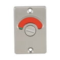 thumbnail image 1 of Indicator Privacy Bolt Door Lock Vacant Engaged Screws Bathroom Toilet, 1 of 1