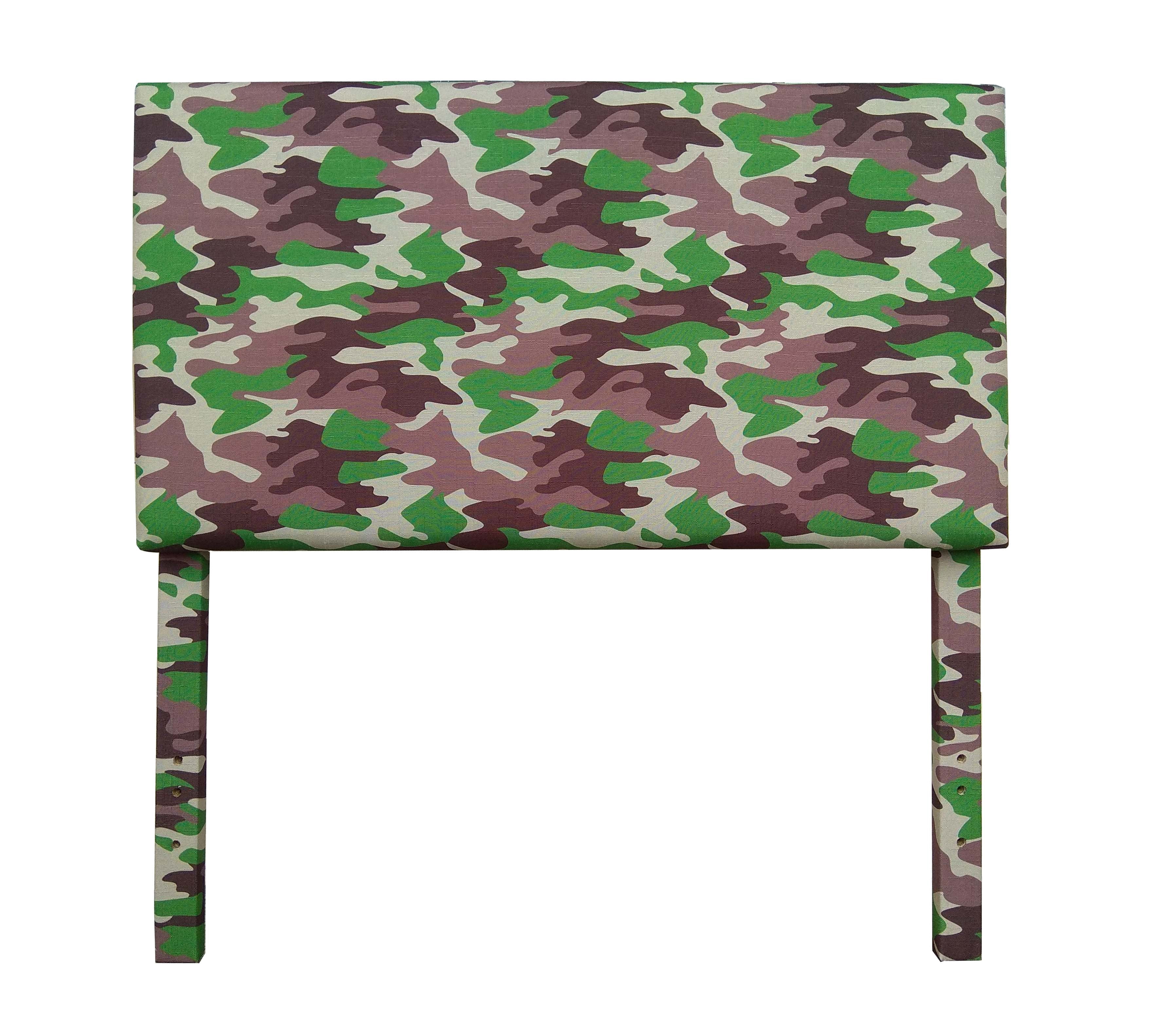 American Kids Camo Tufted Headboard, Available in Multiple Prints