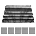 thumbnail image 1 of Fish  Filter Tray, Aquarium Bottom Filter, 0.4inch Multifunctional Combined Splicing Design 6Pcs For Fish  Aquarium Black 30x30cm, 1 of 8