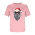 thumbnail image 4 of Tops para hombre, blusas y camisas de manga corta con cuello redondo para hombre, camiseta informal con cuello redondo y estampado para hombre, blusa de manga corta, blusa de poliéster para hombre, 4 of 4
