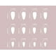 thumbnail image 5 of Parches de uñas de línea de brillo dorado para llevar uñas (24 piezas), brillo dorado brillante, hermosas uñas cortas, pegamento para uñas, parches de uñas en forma de gota femenina, uñas artificiale, 5 of 5