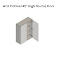 thumbnail image 3 of 33" x 42" Wall Cabinet-Double Door-Grey, 3 of 3