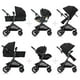 thumbnail image 2 of Sistema de viaje Evenflo Pivot modular con LiteMax Oxford Black, 2 of 9