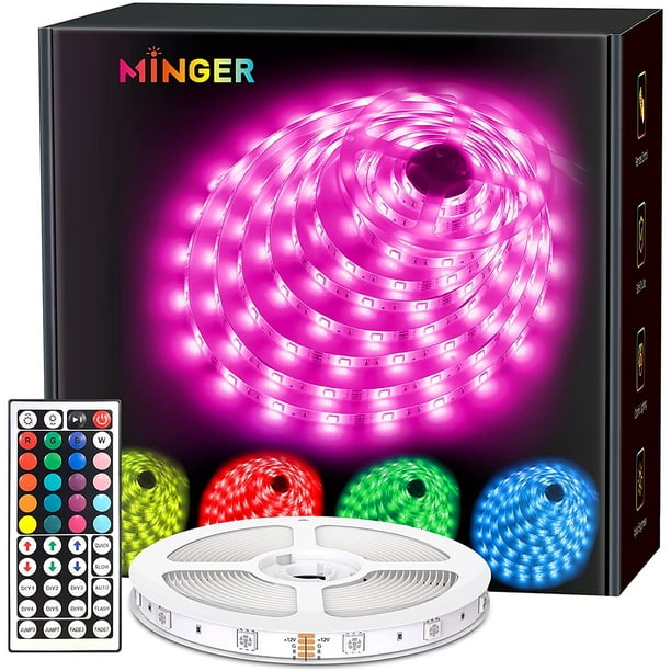 Generic Bande lumineuse LED multicolore pour voiture - 4 pièces