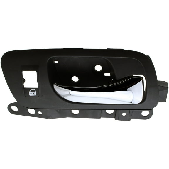 Dorman 96452 Front Passenger Side Interior Door Handle for Specific Acura Models, Black; Chrome