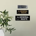 thumbnail image 3 of Basic General Waste Sign (Blue) - Medium, 3 of 5