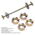 thumbnail image 3 of Tuerca Ranurada Hexagonal, Rueda Alxe Hub Castle Nut A Prueba De Herrumbre Anti Deformación M10 Para 50 A 100 Dirt Bike ATV Go Kart, 3 of 7