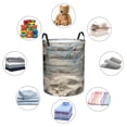 thumbnail image 4 of Holiday Beach Starfish Laundry Hamper Medium Storage Basket/Toy Organizer/Dirty Clothes Bucket, 4 of 5