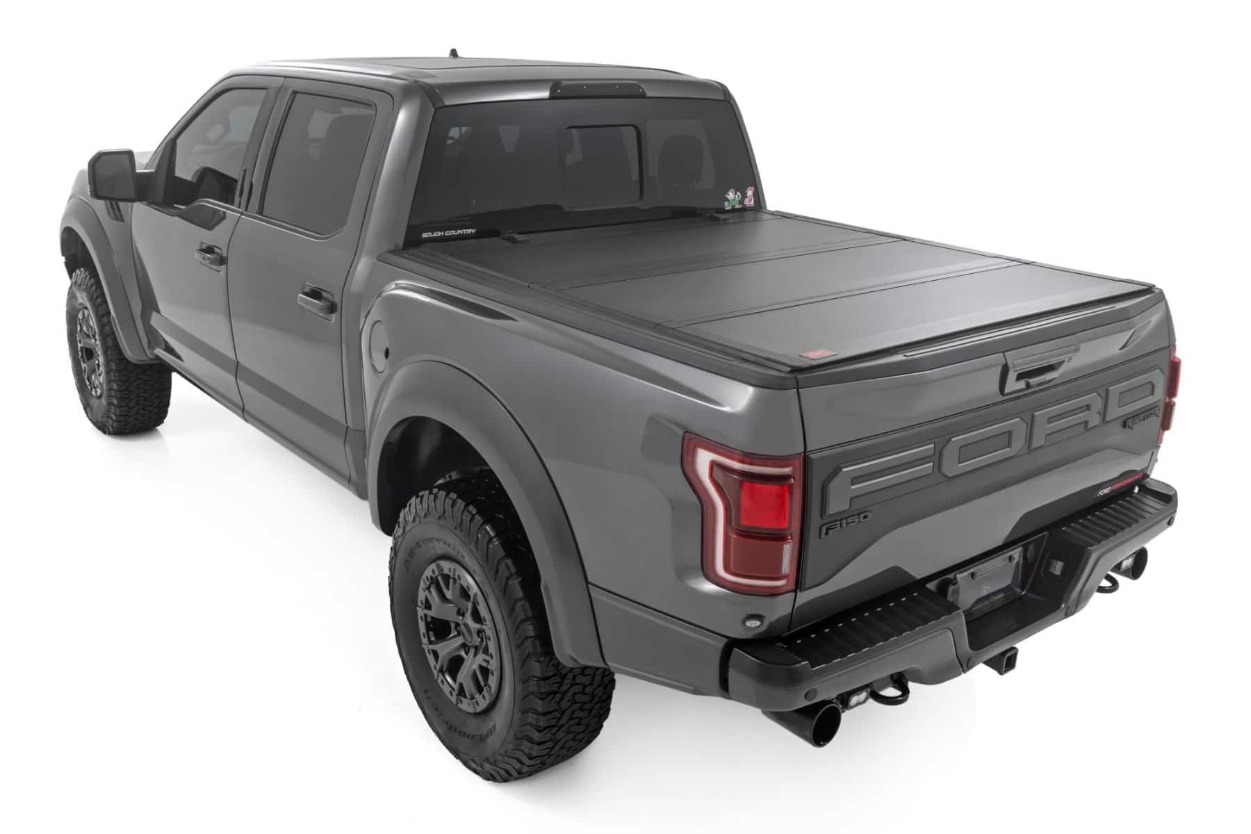 Rough Country Hard Flip-Up Bed Cover for 2021-2025 Ford F-150 | 5'7" - 49221550