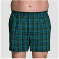 thumbnail image 2 of Fruit of the Loom Mens Woven Tartar Boxers 4 Pack, 2XL, Assorted, 2 of 3