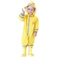thumbnail image 1 of Kids Button Rain Suit All-in-one Waterproof Puddle Suits Hooded Raincoat Jumpsuit, 1 of 5
