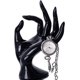 thumbnail image 4 of Soporte para joyería de mano, pulsera, anillo, reloj, soporte para exhibición de joyería, mano de maniquí, poliresina, 7 pulgadas (negro) brillar Electrónica, 4 of 5