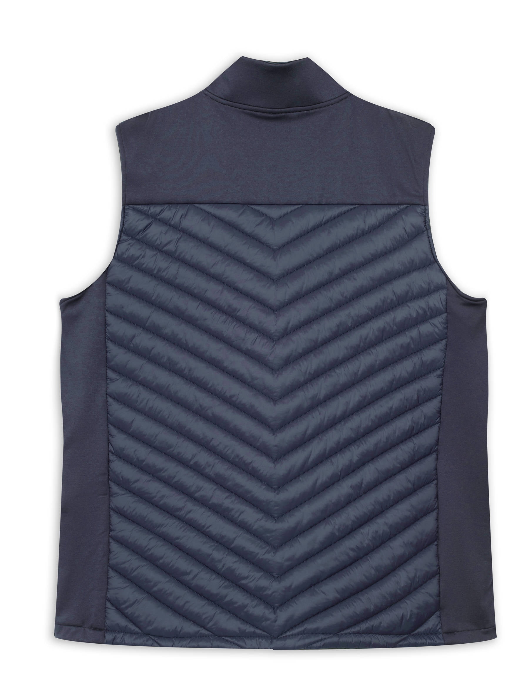 Krumba Mens Sleeveless Lightweight Vest: Zip Up Quilted Pockets Packable Jacket - Casual for Outdoor Running Hiking Travel Navy Size 2XL