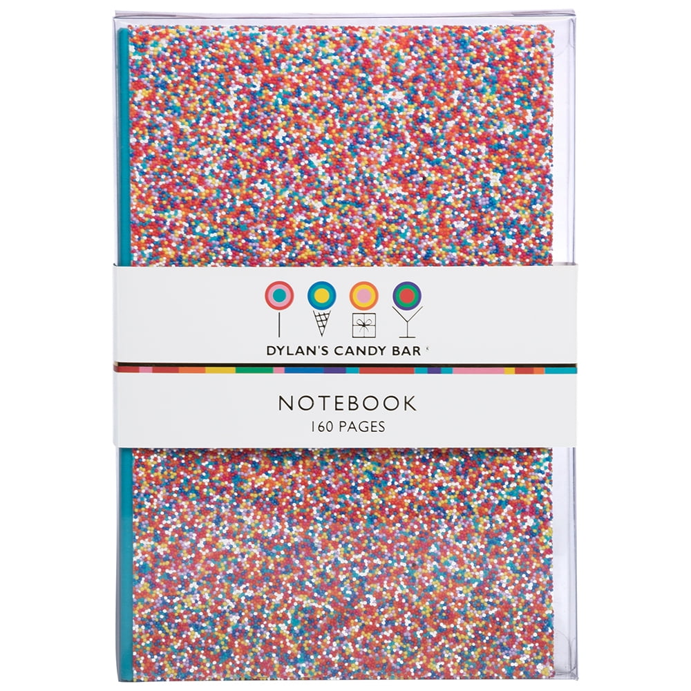 Dylan's Candy Bar Hardcover Notebook, 6 x 9, Sprinkles Candy Journal