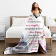 thumbnail image 3 of Gifts for Wife, To My Wife Blanket from Husband, Birthday Wedding Anniversary Valentine's Day Romantic Presents Love Gifts for Her Women, Super Soft Flannel Throw Blanket, 50x60 Inch, 3 of 6